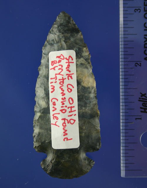 Beautiful 3" Dovetail made from Coshocton Flint - 3