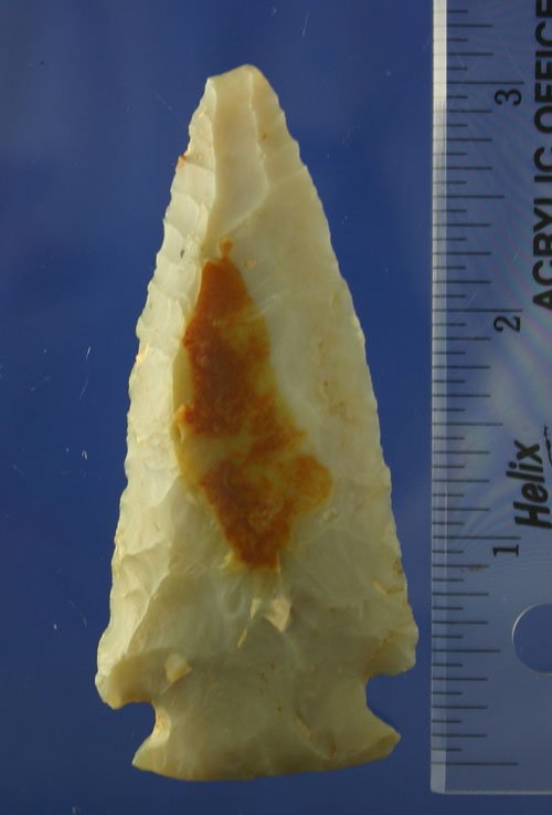 3" Fractured base point found in Ross county Ohio  - 2