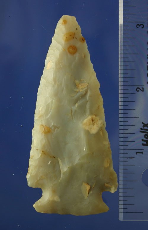 3" Fractured base point found in Ross county Ohio  - 3