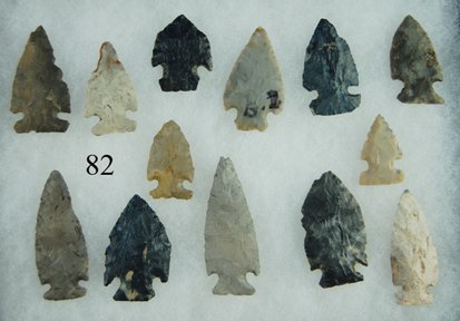 Ex. Hothem - Jacks Reef arrowheads AACA
