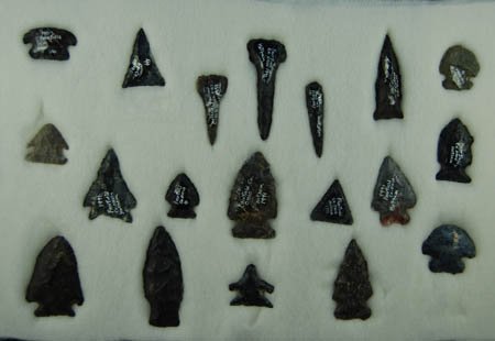 Nice assortment of points & drills found by Lar Ho