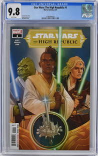 Star Wars: The High Republic #1 CGC 9.8: Star Wars: The High Republic #1 | Marvel Comics 3/21 | CGC Graded 9.8 | WHITE Pages. Professionally graded/encapsulated.