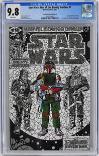 Star Wars: War of the Bounty Hunters #1 Shattered Edition B CGC 9.8: Star Wars: War of the Bounty Hunters #1 | Shattered Comics Edition B | Marvel 8/21 | CGC Graded 9.8 | WHITE Pages. Professionally graded/encapsulated.