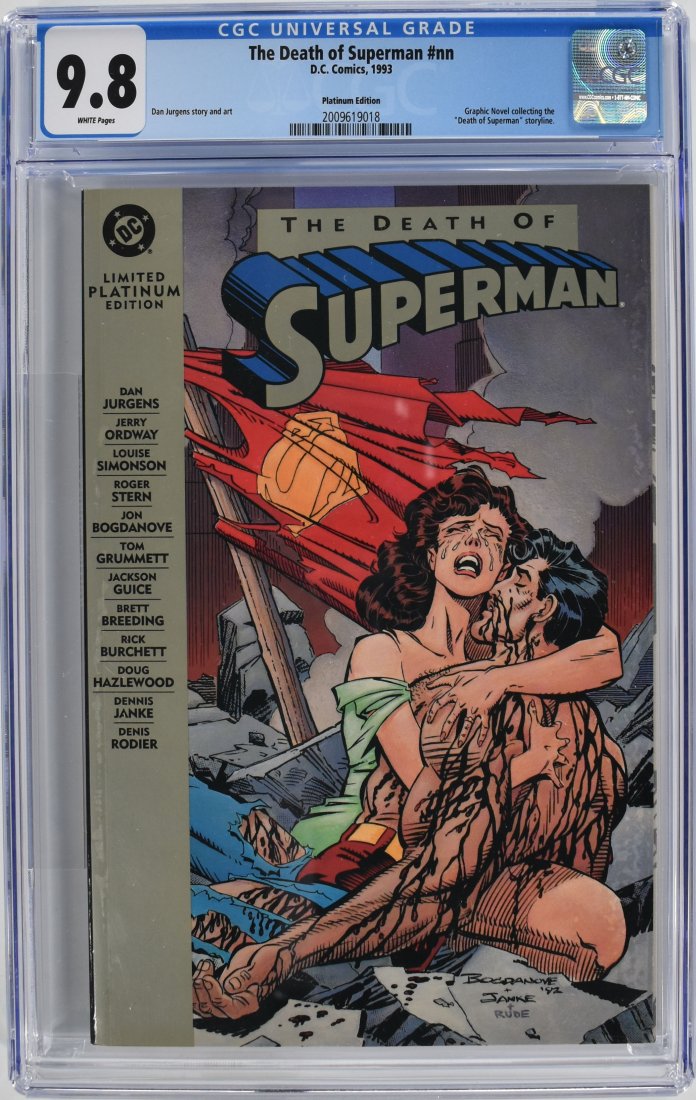 The Death of Superman #NN CGC 9.8 Platinum Edition (1 of 2)