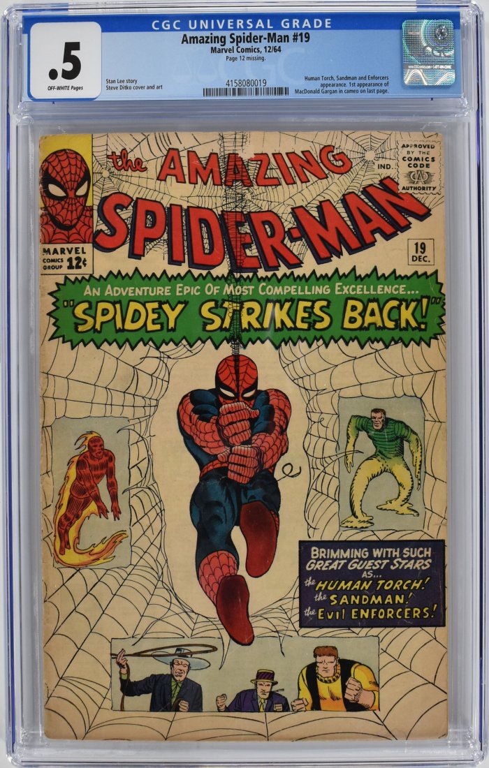 Amazing Spider-Man #19 CGC .5 1964 (1 of 2)