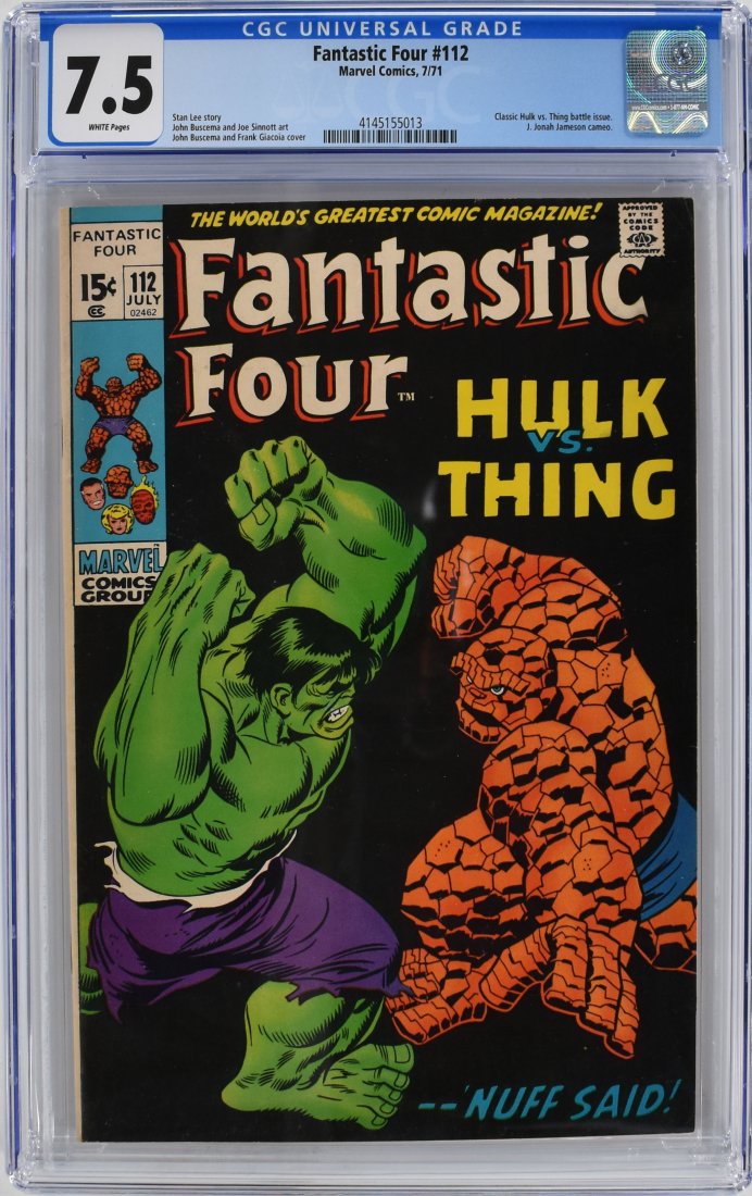 Fantastic Four #112 CGC 7.5 1971 (1 of 2)