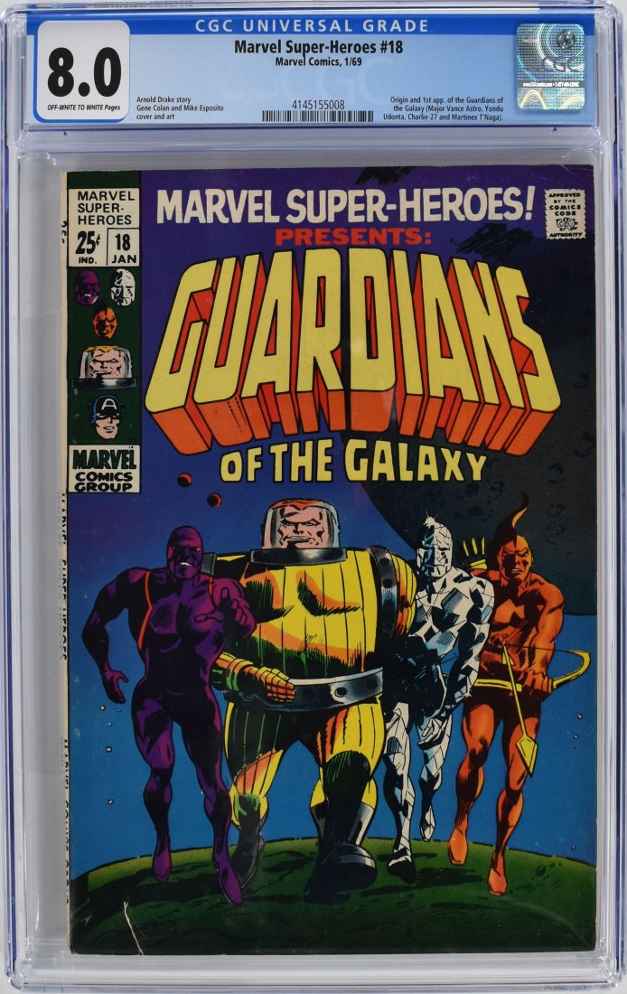 Marvel Super-Heroes #18 CGC 8.0 1969 (1 of 2)