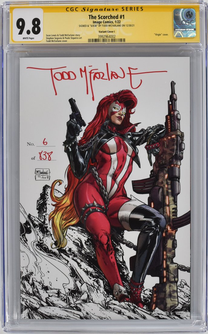 The Scorched #1 CGC 9.8 Signature Series 1/250 #6 of 838 (1 of 2)