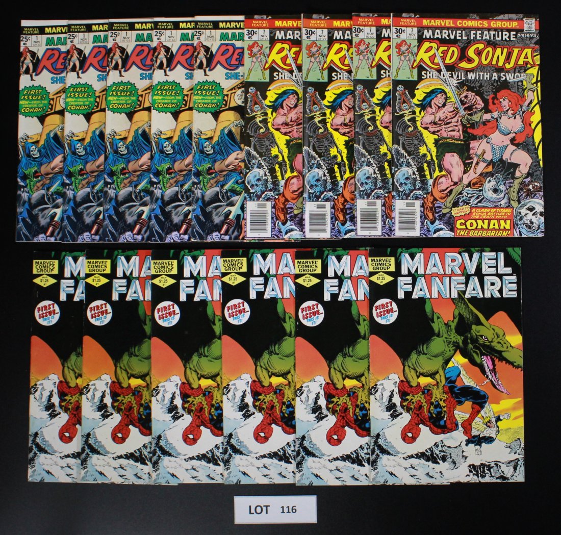 Red Sonja / Marvel Fanfare Group of 15 Comics (1 of 3)