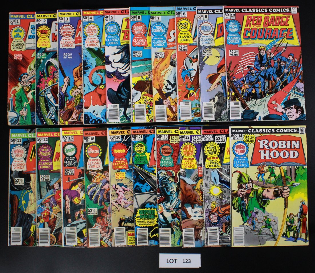 Marvel Classic Comics Group of 20 Comics (1 of 3)