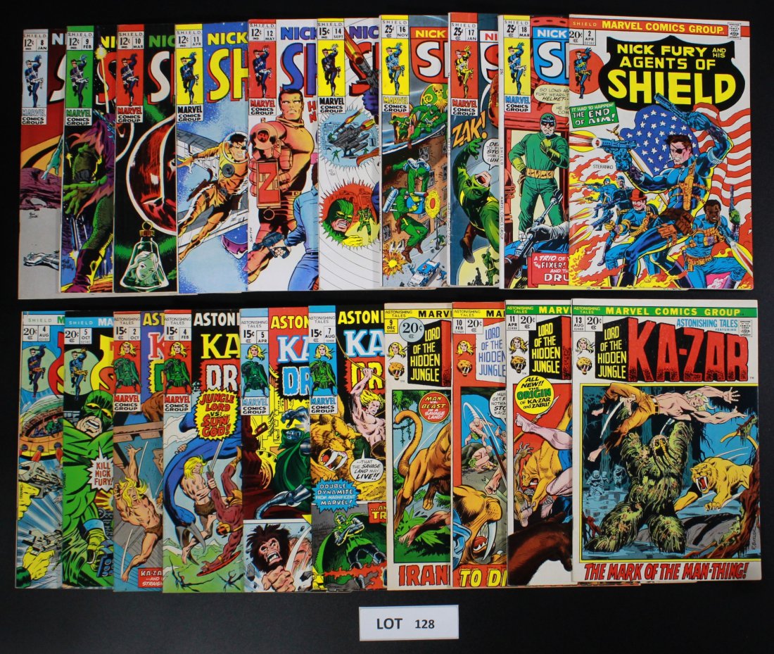 Nick Fury and Astonishing Tales Group of 20 Comics (1 of 3)