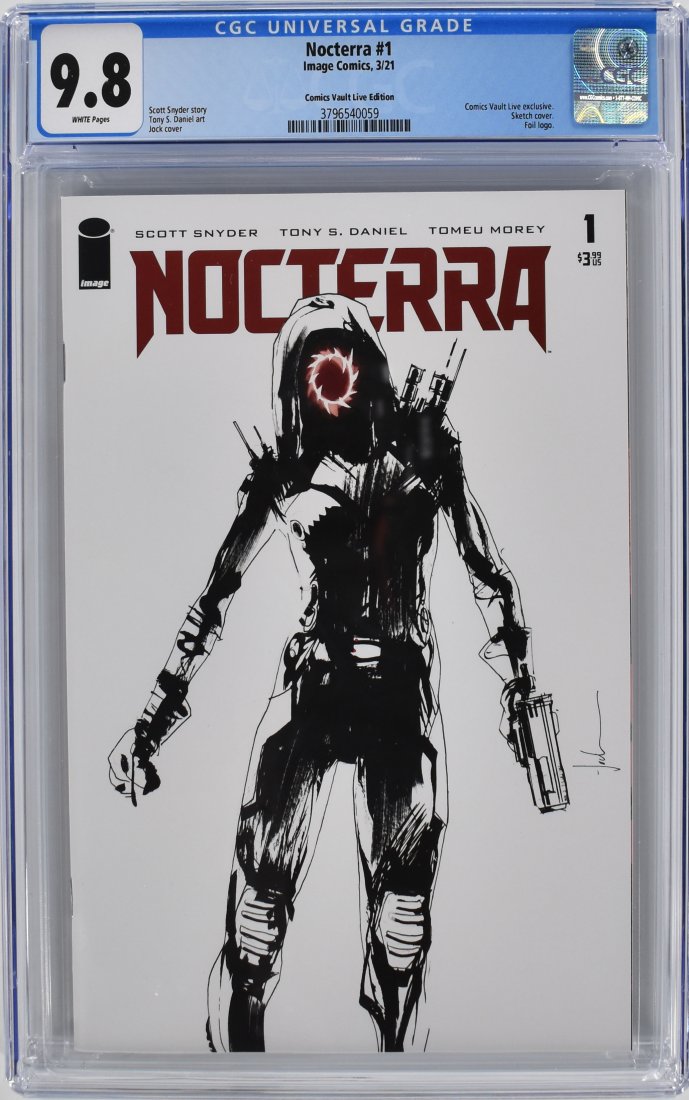 Nocterra #1 CGC 9.8 2021 Comics Vault Live Exclusive FOIL (1 of 2)