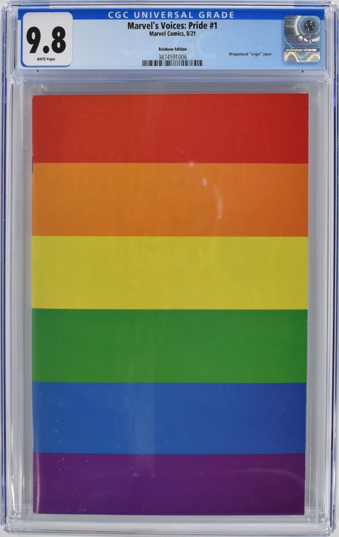 Marvel Voices: Pride #1 CGC 9.8 2021 Rainbow Edition (1 of 2)
