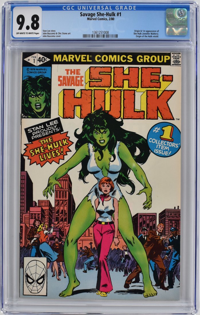 Savage She-Hulk #1 CGC 9.8 1980 (1 of 2)