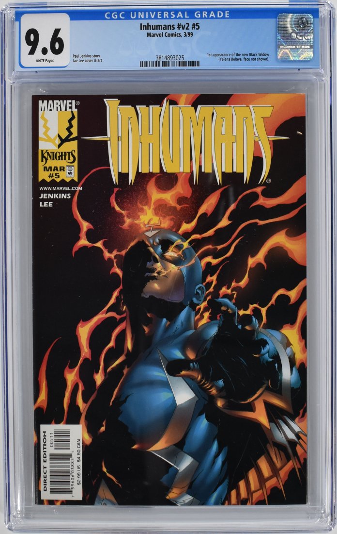 Inhumans #v2 #5 CGC 9.6 1999 (1 of 2)