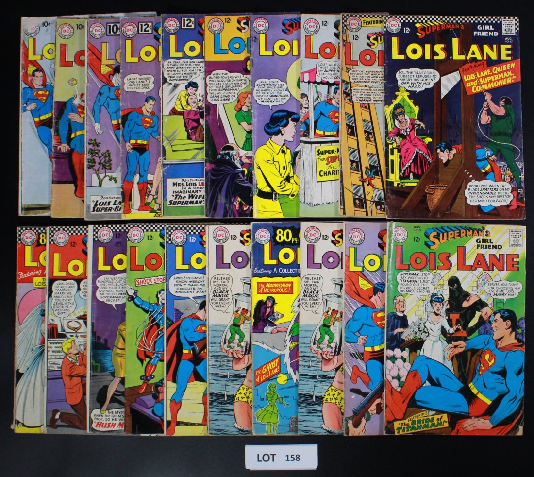 Superman's Girlfriend Lois Lane Group of 20 Comics (1 of 3)