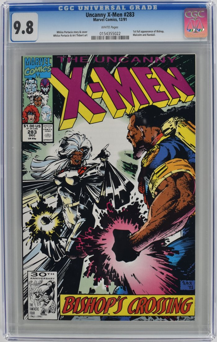 Uncanny X-Men #283 CGC 9.8 1991 (1 of 2)