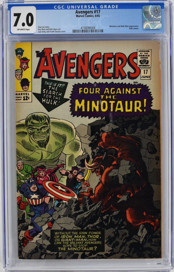 Avengers #17 CGC 7.0 1965 (1 of 2)