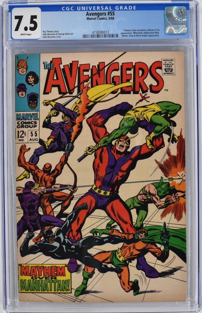 Avengers #55 CGC 7.5 1968 (1 of 2)