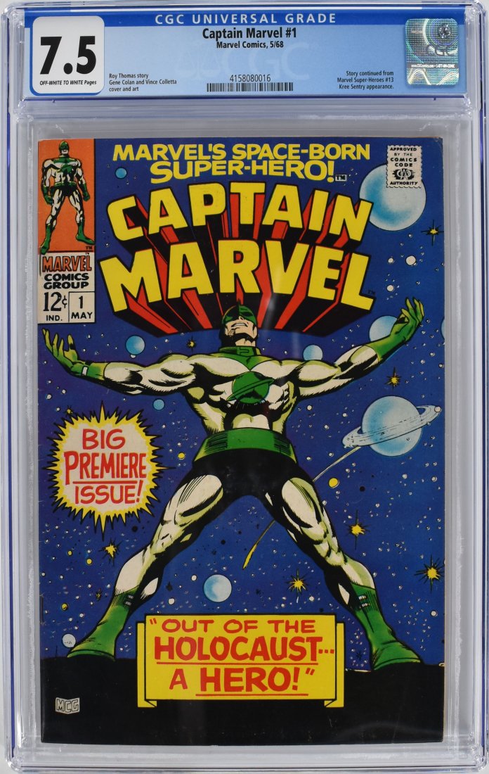 Captain Marvel #1 CGC 7.5 1968 (1 of 2)