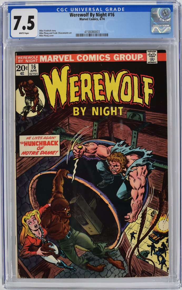 Werewolf by Night #16 CGC 7.5 1974 (1 of 2)