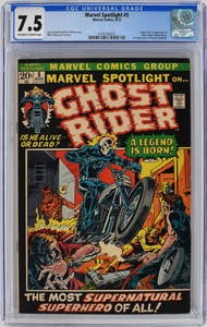 Marvel Spotlight #5 CGC 7.5 1972
