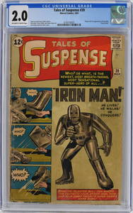 Tales of Suspense #39 CGC 2.0 1963