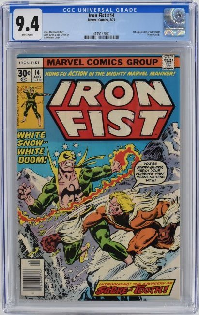 Iron Fist #14 CGC 9.4 1977 (1 of 2)