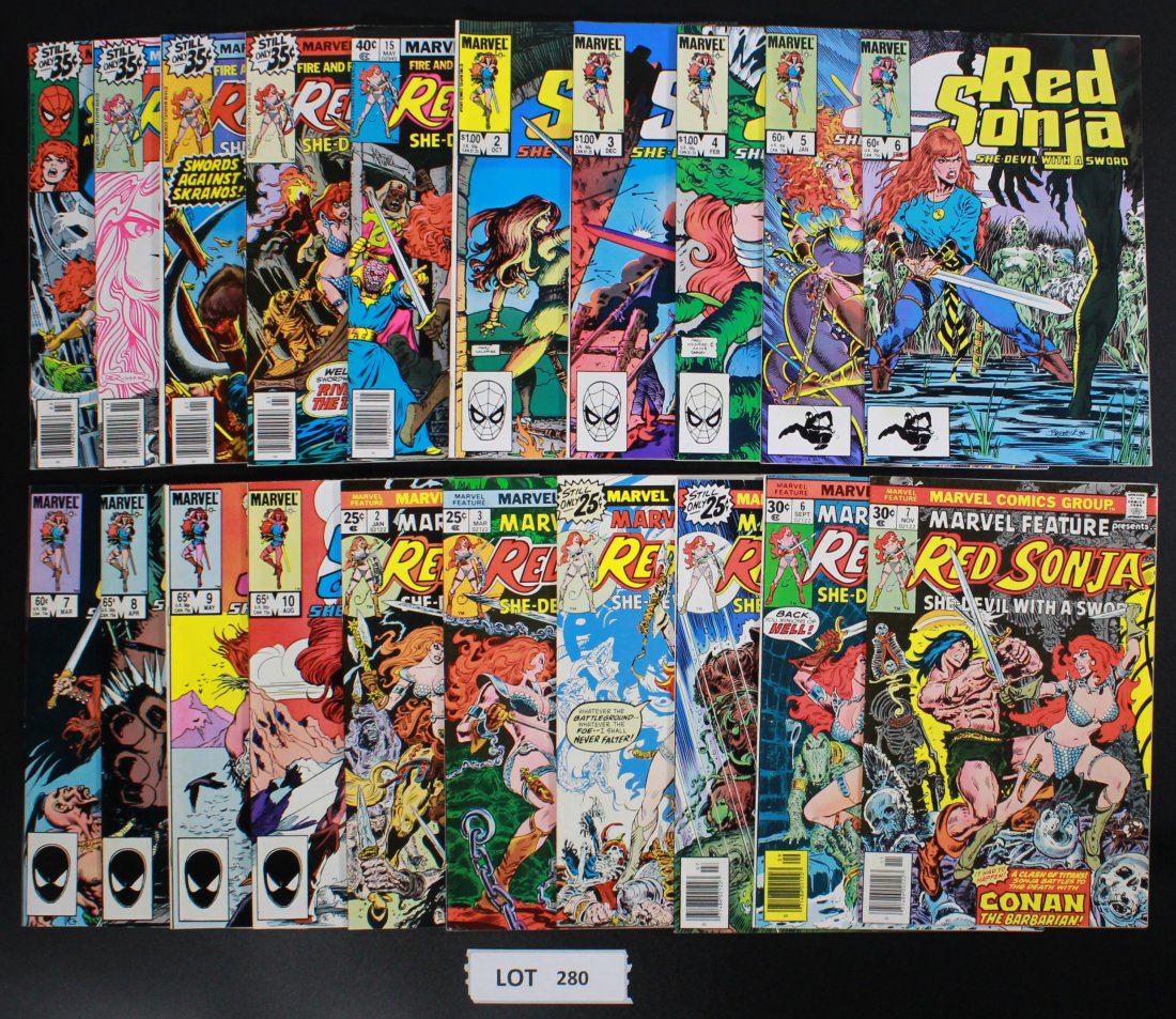 Red Sonja Related Group of 20 Comics (1 of 3)