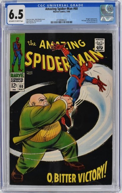 Amazing Spider-Man #60 CGC 6.5 1968 (1 of 2)