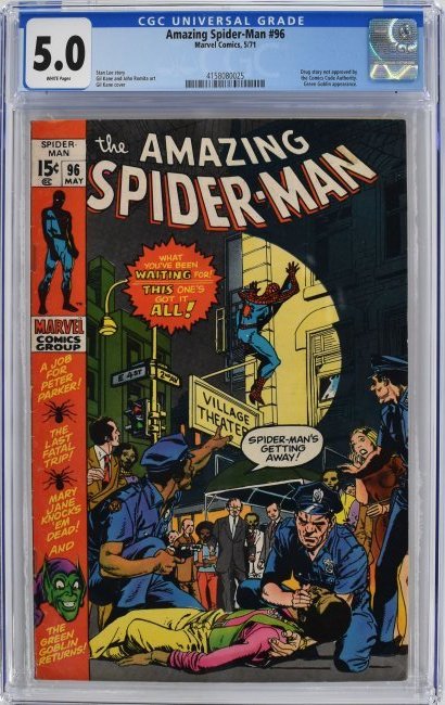 Amazing Spider-Man #96 CGC 5.0 1971 (1 of 2)