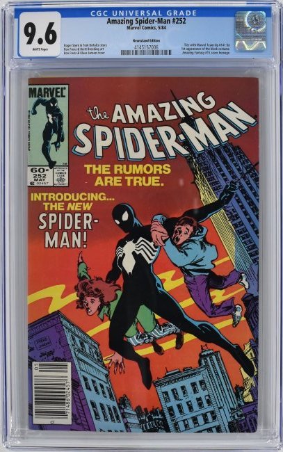 Amazing Spider-Man #252 CGC 9.6 1984 Newsstand Edition (1 of 2)