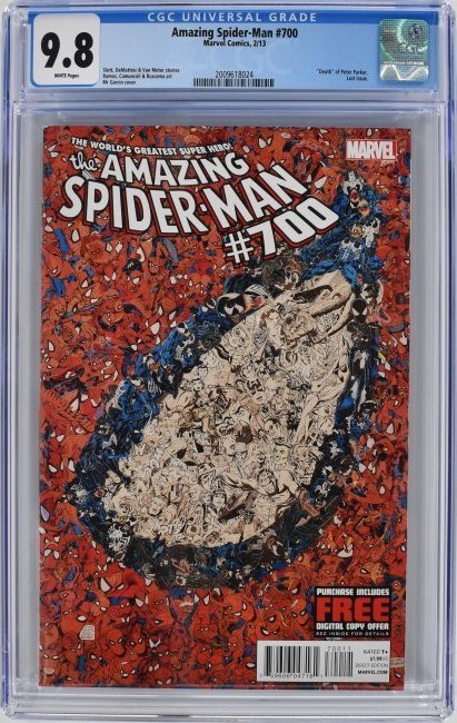 Amazing Spider-Man #700 CGC 9.8 2013 (1 of 2)