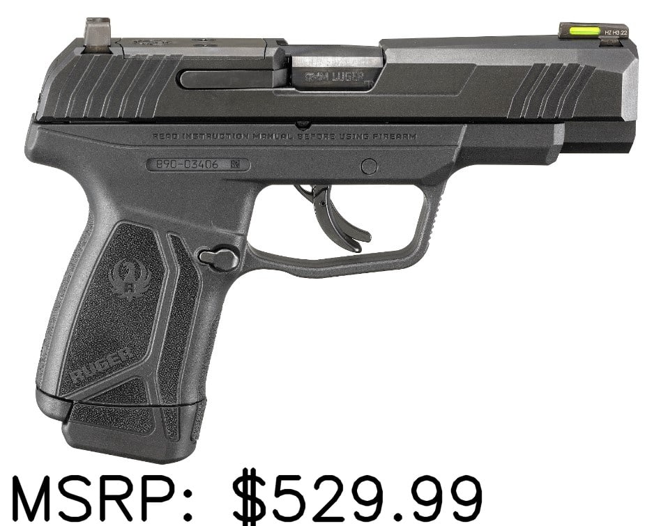 Ruger Max-9 9mm Semi-Auto Pistol: Ruger Max-9 9mm Semi-Auto Pistol, Brand New - Never Fired