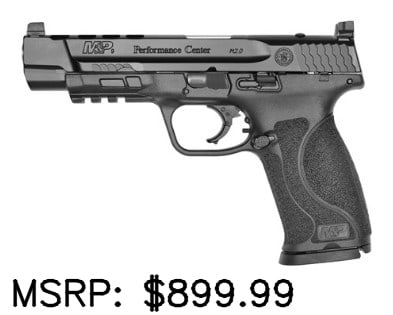 SW M&P9 M2.0 Perf CTR Ported CORE 9mm Pistol: SW M&P9 M2.0 Perf CTR Ported CORE 9mm Pistol , Brand New - Never Fired