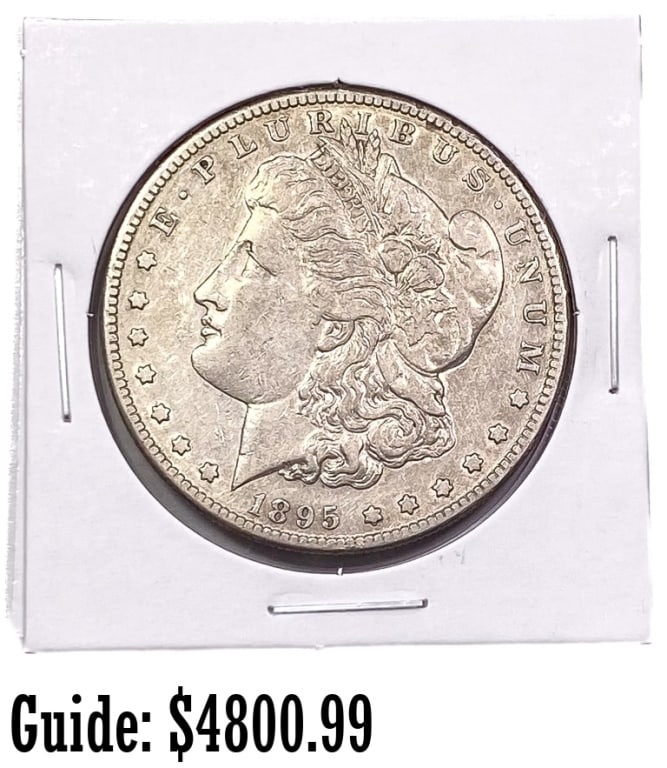 1895-S Morgan Silver Dollar XF: 1895-S Morgan Silver Dollar XF