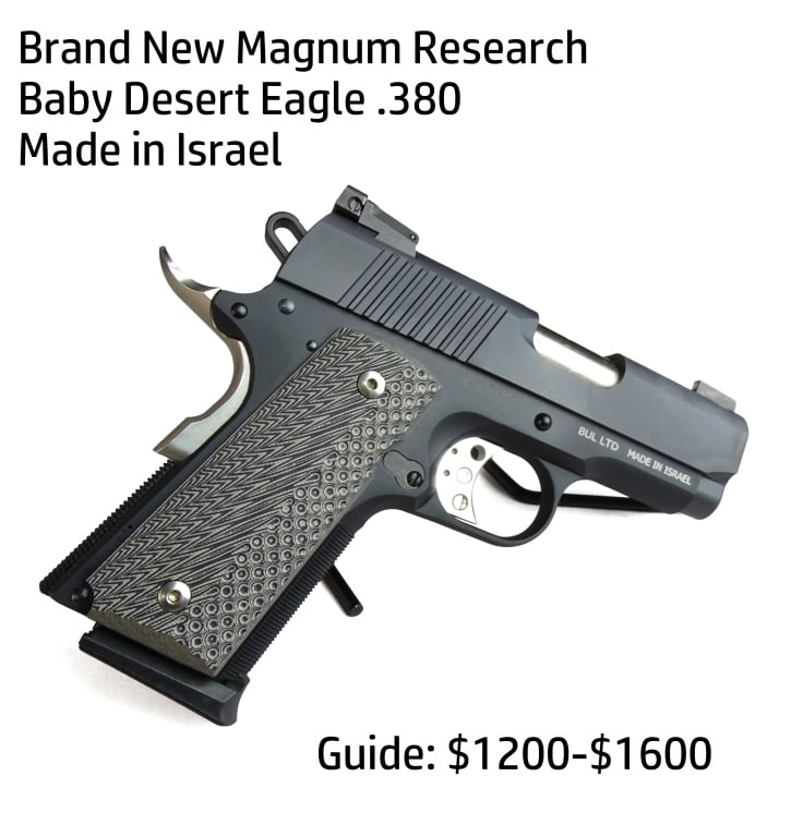 Brand New Magnum Research Baby Desert Eagle .380: Never Fired