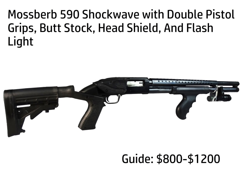 Mossberg 590 Shockwave W Pistol Grips & Heat Shied: Mossberg 590 Shockwave W Pistol Grips & Heat Shied