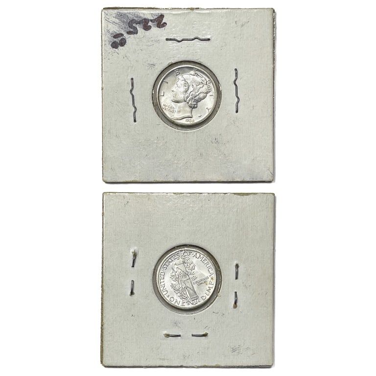 1938-D Mercury Silver Dime GEM BU: 1938-D Mercury Silver Dime GEM BU