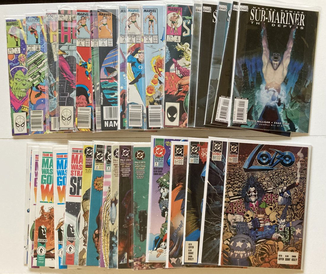 Lobo, Sub-Mariner & Hercules lot of complete miniseries + (1 of 8)