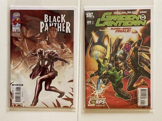 Black Panther & Green Lantern modern keys (1 of 5)