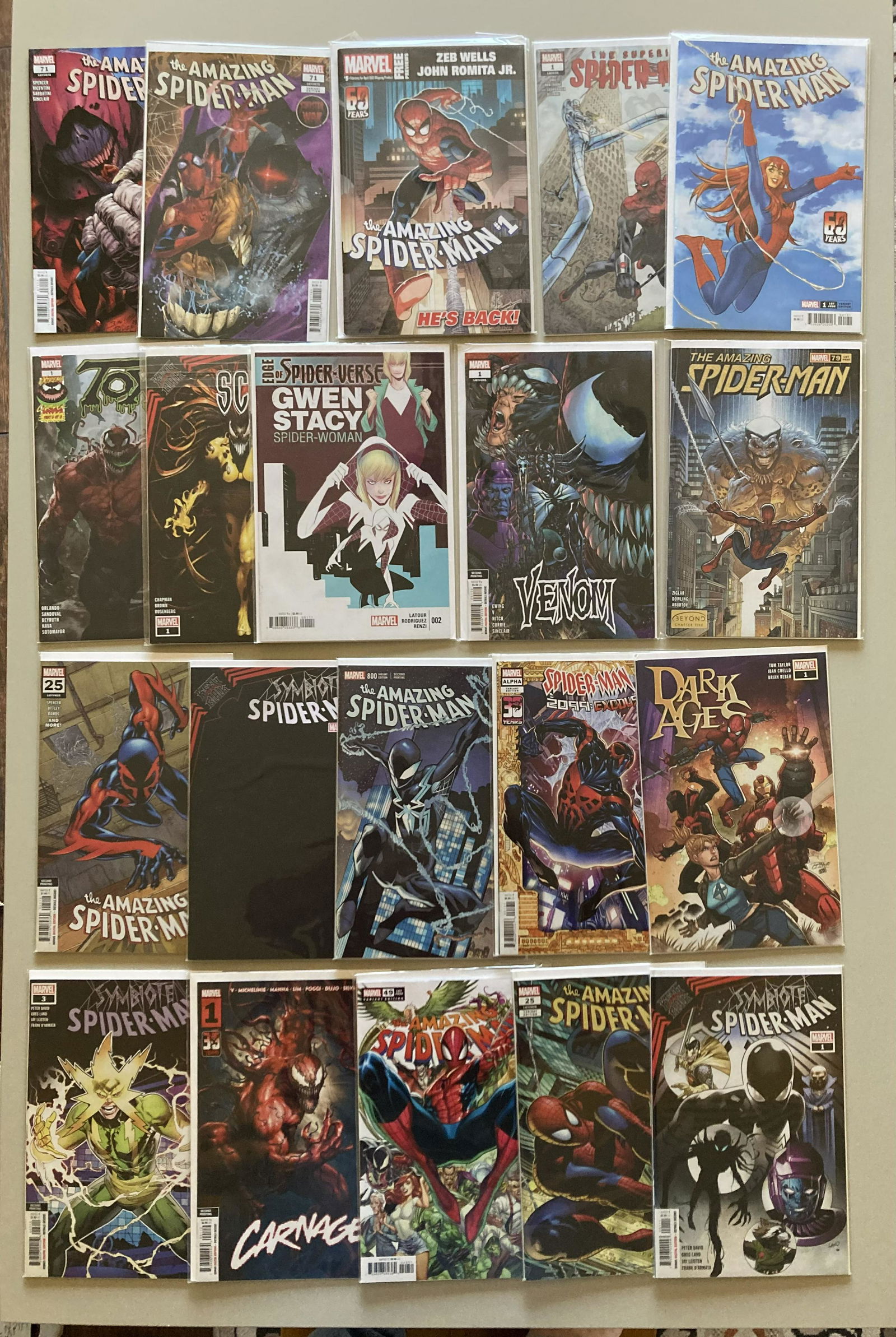 modern Spider-Man lot includes JSC, Walmart variants + (1 of 4)