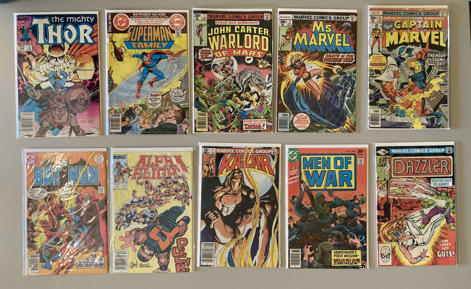large lot of (mostly) Marvel Bronze & Copper comics (1 of 6)