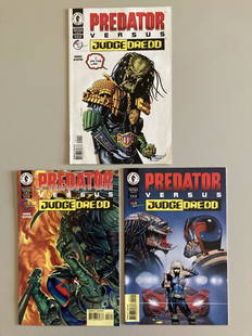 PREDATOR! (and Alien!) 23 comic lot: amazing lot of Predator comics with some Aliens as well! Predator vs Judhe Dredd complete 1-3 as well as complete Predator vs Batman II & III, Predator 2, 3, 4 and others...23 comic total