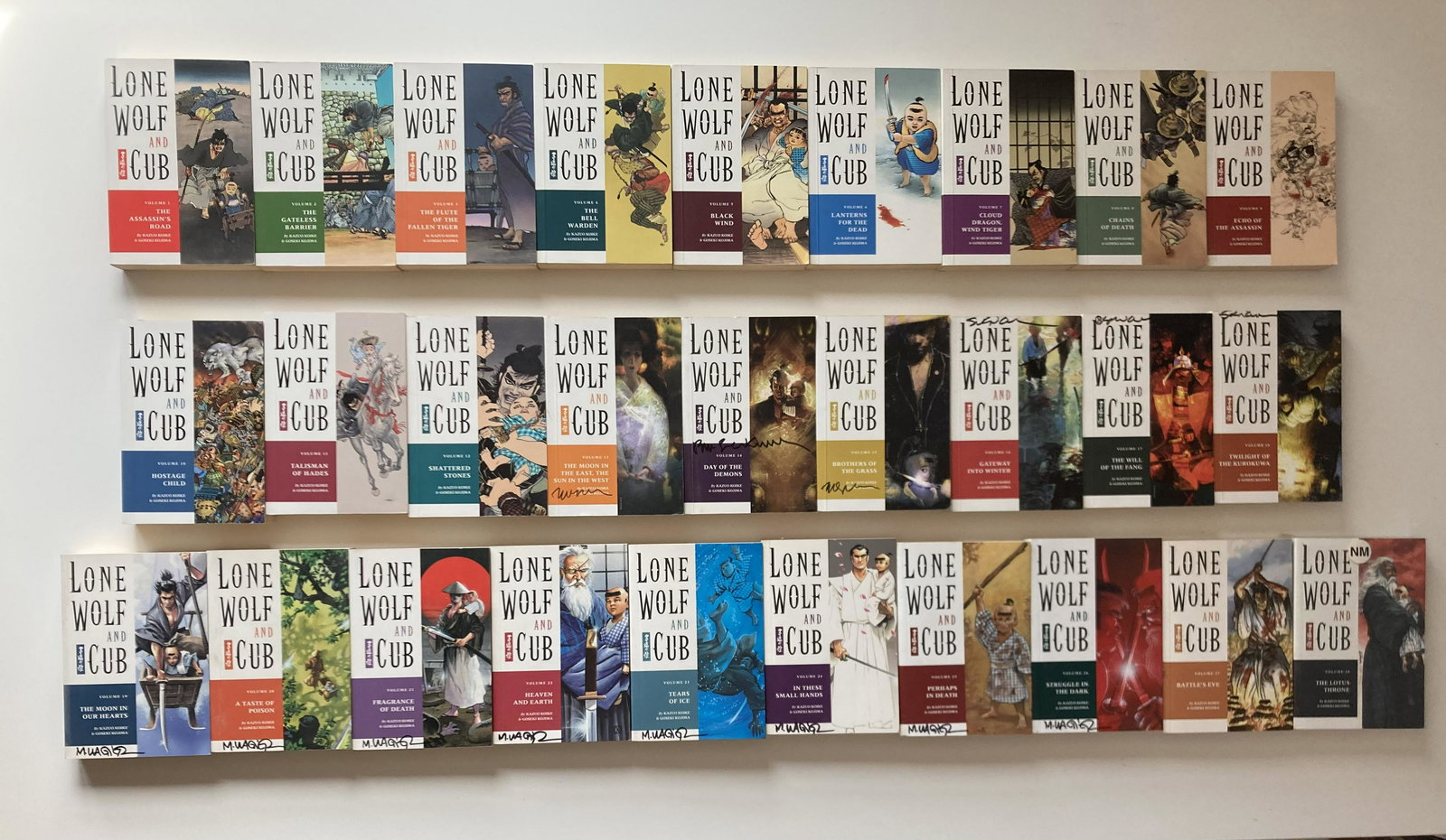 LONE WOLF & CUB COMPLETE SET  signed Sienkiewicz, Wagner covers (1 of 5)