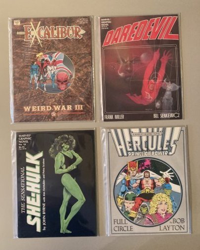 small high grade Marvel Graphic Novel lot (1 of 2)