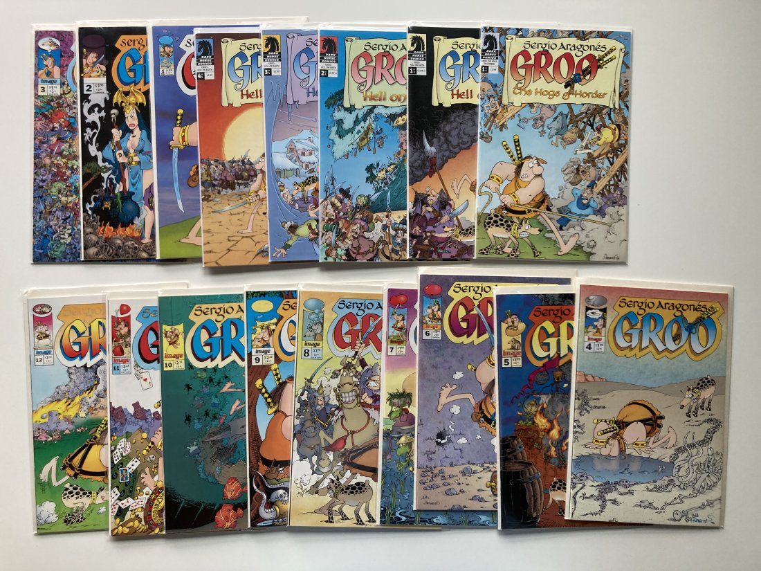 GROO 17 comic lot (1 of 4)