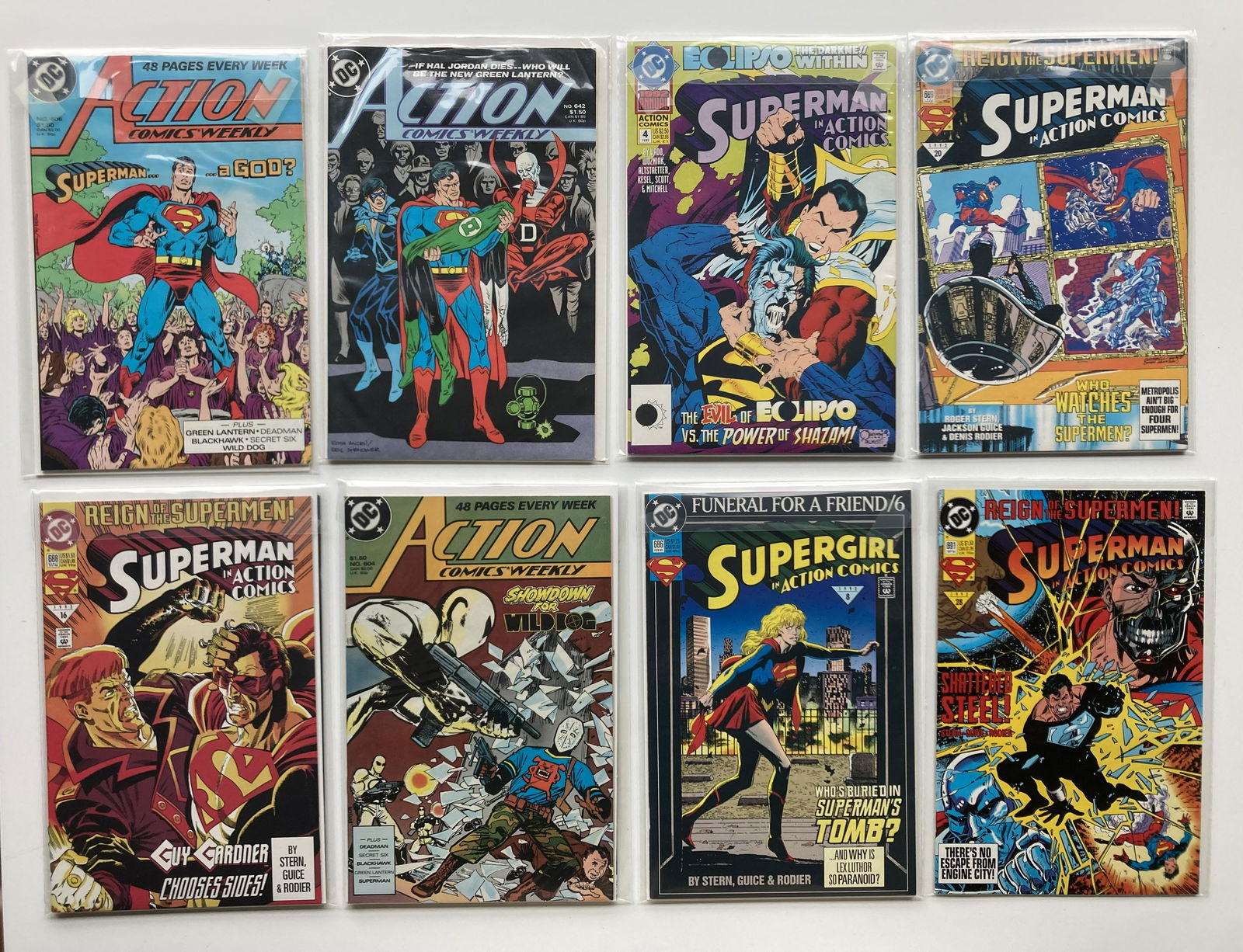 43 ACTION COMICS/JUSTICE LEAGUE comics (1 of 6)