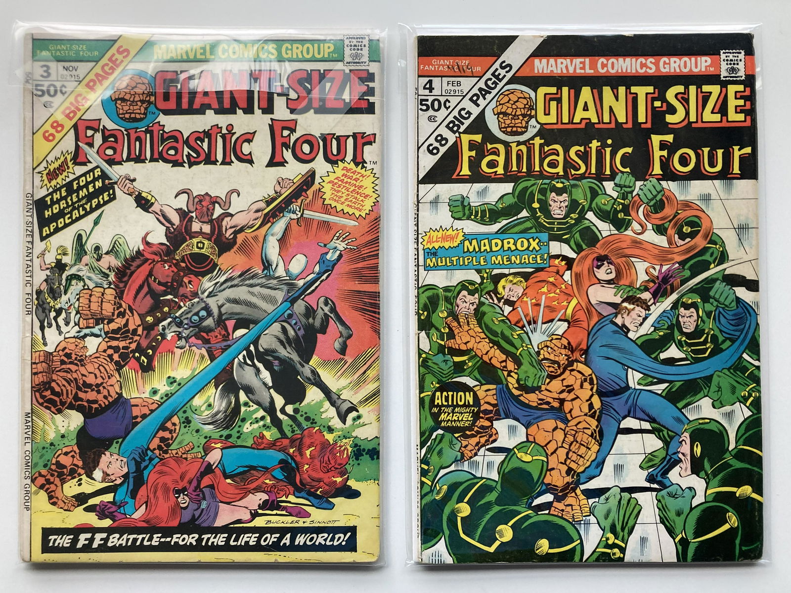 FANTASTIC FOUR lot - KING-SIZE & Marvels Greatest Comics (1 of 5)