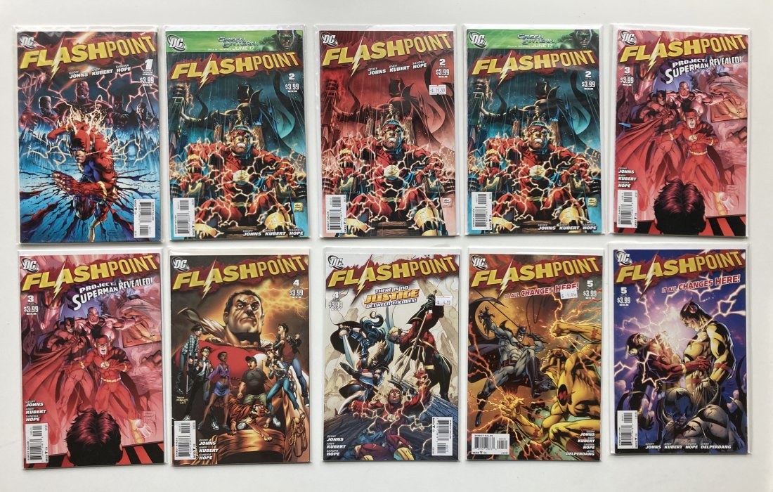FLASHPOINT / SECRET INVASION / SHANNA / STRANGE ACADEMY lot (1 of 4)